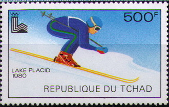 Горные лыжи. Чад. Лейк-Плэсид-1980