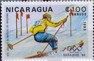 Горные лыжи. Никарагуа. Сараево-1984